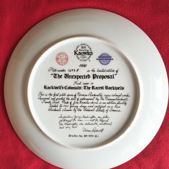 Collectible plate - Picture 2 of 2